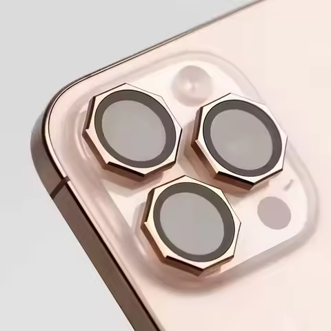 3D Octagonal Camera Lens Protector for IPhone 16 15 14 Pro Max Plus 13 Mini 16Pro 15Pro i16 Tempered