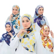 Tudung Instant Corak Bawal Tieback Bertali Batch 2