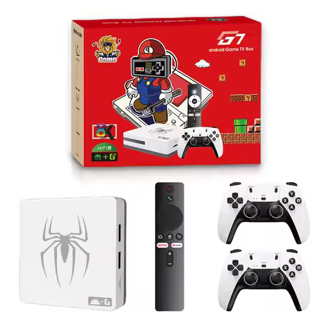 Hot Sale G7 Dual System TV Game Console & Set-Top Box with 2.4G Dual Wireless Gamepads 4K HD Gaming 