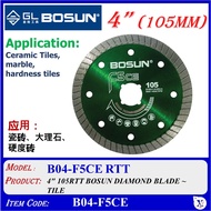 B04-F5CE RTT 4" 105RTT BOSUN DIAMOND BLADE ~ TILE