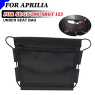 ♦✣℗ Motorcycle Accessories For Aprilia SRGT200 SR GT 200 SR GT 125 SR200 GTUnder Seat Storage Bag Leather Tool Pouch Organizer Bags2