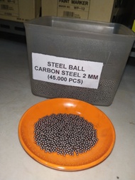 Steel Ball Carbon Steel 2 mm (Isi 100 Pcs)