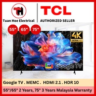 TCL 55P6K 65P6K 75P6K 55 65 75 INCH 4K HDR Google TV