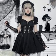 WUYIMEI | New Gothic Halloween Short Dress