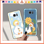 Phone Case for Samsung S6 / S6 EDGE / S7 / S7 EDGE Cute Kute Duck Print