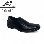 Dr.tom Sepatu Pantovel Pria Slip ON Hitam Formal