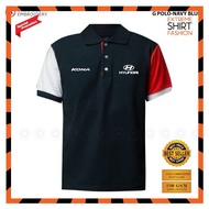 Mix - Polo T Shirt Cotton Hyundai KONA Kereta Electric Vehicle EV Baju Murah Lelaki Unisex Logo Sulam Embroidery