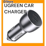 UGREEN Car Charger Dual USB A Type C PD 40W QC 3.0 (70594 DUAL TYPE-C)