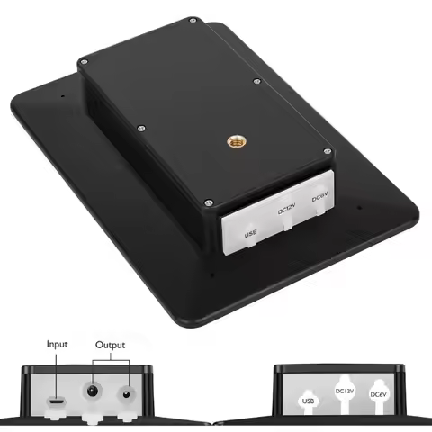 F62C 4000mAh Outdoor Camera Solar Panel 4W Charging Capability 6V Output 3.5x1.35mm