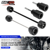 For Honda CB1000 Hornet Frame Crash Slider CB1000 SP 2025 Motorcycle Front Wheel Axle Sliders Rear W