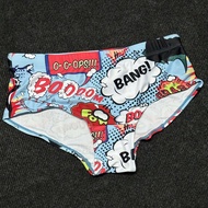 Quần bơi nam tam giác boxer thun hoạ tiết size M-2XL