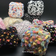 Colorful Pom Pom Yarn  Dots Yarn  Wool Yarn for Knitting  DIY Crochet yarn  Cotton yarn  Woolen Yarn