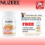 [YOUPHARMACY]NUZEEL LIQUID CALCIUM + VITAMIN K2-D3 SOFTGEL (60CAPSULES)