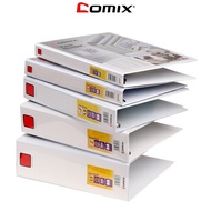 Comix A210 A4 Document Display File 1/1.5/2 Inches PVC Loop 2/3/4 Rings File Folder Ring File
