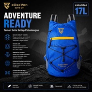 Foldable hydropack Mountain Bag biru Waterproof Backpack Camping Exseven 011 17L Men's Backpack