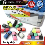 [100% ORIGINAL] FELET NEW GRIPPY PU GRIP Badminton Grip Racket Grip Badminton Racket Grip Racquet Ta