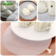 MESHOP Silicone Mat Cookware Non-Stick White Dim Sum Paper