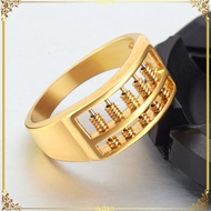 Unique Lucky Couple Ring Rotating Abacus Ring