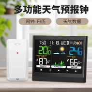 Weather Clock Temperature and Humidity Display Weather Forecast Digital Display Thermohygrometer Wea
