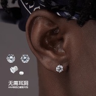 earring earring for women pearl earring American Style Full Diamond Earrings Men Women Trendy Super 