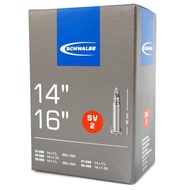 Schwalbe Bicycle Road Bike French Nozzle 40mm Inner Tube SV2 14x1-3/8-16x1.5 F/V