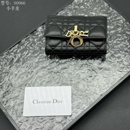 DIOR Dior Miss Dior XS Light Gold Pendant Rattan Check Pattern Sheepskin Wallet Foreign Trade List