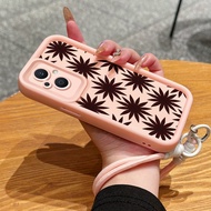 Case For OPPO Reno 7Z 5G 8Z 5G 7 Lite 5G 8 5G Simple Small Group Phone Silicone Shockproof Strap