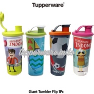Tupperware Giant Tumbler 470ml tutup flip 1pc 470 ml Gelas air Besar wadah tempat bawa bekal botol m