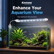 KINTONS Crystal LED 310 Aquarium Light 31cm 12W Fish Tank LED Lamp for 31–45cm Aquarium