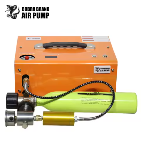 COMbar 4500Psi 300Bar 12V 220V 110V PCP Air Compressor High Pressure Pump Compressor Transformer Pne