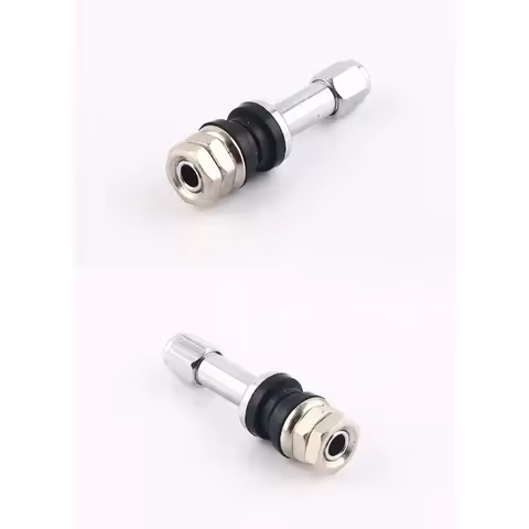 4pc Universal Car Tire Valve TR43E/TR48E Bolt-in Car Tubeless Wheel Tire Valve Stem Dust Cap Cover V