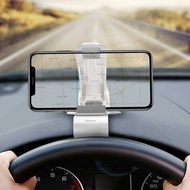 Baseus Dashboard Car Holder For iPhone X 8 Samsung S9 S8 Mobile Phone Holder Mount Clip Clamp Adjustable Car Phone Holder Stand