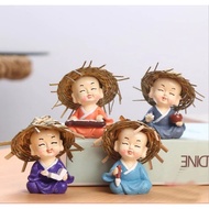 Combo of 4 Little Guys Holding a Painting Exam | Worship Room Decoration | Meaningful Feng Shui Item