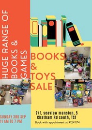 Quick moving sale - Open house tons of books 📚 toys games etc for children