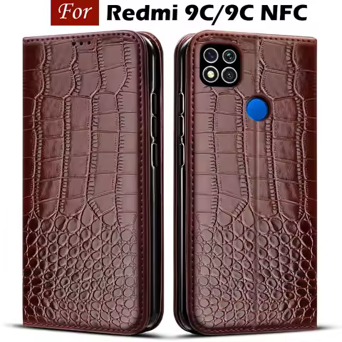 Xiaomi Redmi 9C Case Flip Leather Wallet cover For Xiaomi Redmi 9C NFC case Redmi9C 9 C NFC Coque Fu