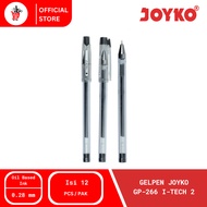 Balpen | Pen Pen | Joyko Gelpen 0.28 mm GP-266 I-Tech 2 (12 PCS)