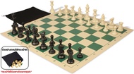 หมากรุกสากล ชุดมาตรฐานแข่งขัน (ตัวหนัก+กระดานไวนิล) Standard Club Chess Set