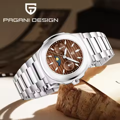 Pagani design watches 2026 exquisite quartz watch ladies moon phase Automatic date week watch Ladies