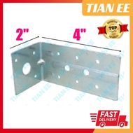 TIANEE Galvanized Iron (GI) L Bracket L Bracket Besi Atap 2" x 4" High Quality Besi Bumbung