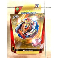 BEYBLADE GASING WITH LAUNCHER SET - GOLD RED - MAINAN GASING KANAK B-129 Beyblade Cho-Z Achilles.00.