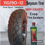 110/90-12 &amp; 90/90-12 TUBELESS TIRE