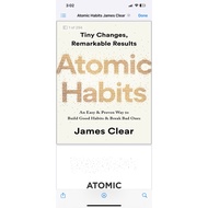Atomic habit book available