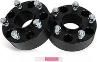 SCITOO 2Pcs 2 inch Wheel Spacers 5x5 to 5x5 with Studs 14x1.5 Bore 71.5mm Compatible with for Jeep G