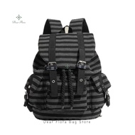 Halloween Y2k New Korean Striped Fashion Backpack Women Harajuku Rucksack Large Capacity Multipurpos