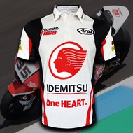 เสื้อโปโล MotoGP HONDA-IDEMITSU TEAM ASIA เสื้อโปโลโมโตจีพี ทีม อิเดะมิสึ ฮอนด้า ทีม เอเชีย #MG0074 รุ่น ก้อง สมเกียรติ ไซส์ S-5XL