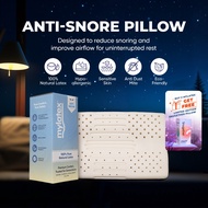 MyLatex Anti-Snore Pillow – 100% Natural Latex Pillow | Improves Airflow & Reduces Snoring