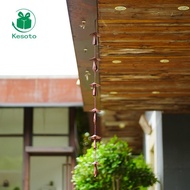 [Kesoto] Mushroom Bell Design Rain Chain Divert Water for Gutter Downspouts Eaves