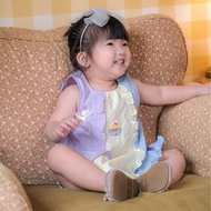 E73 Tiny Winy - Cute pastel color mixed down dress for girls