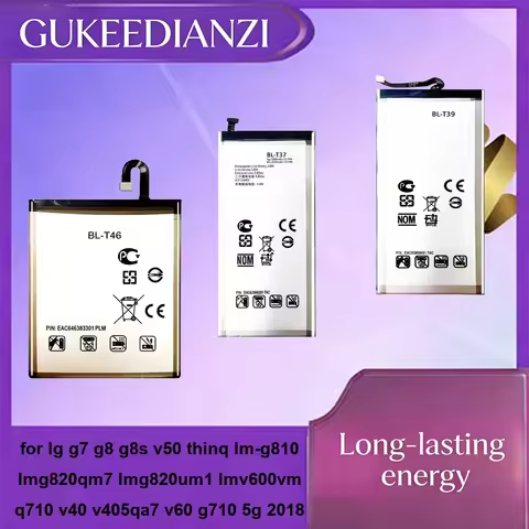 Battery BL-T42 BL-T46 BL-T43 For LG G7 G8 g8s V50 Thinq LM-G810 lmg820qm7 lmg820um1 lmv600vm Q710 V4