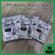 PP Handle Plastic Bag Top Point (7''x11'')(9''x13'')(10''x14'')